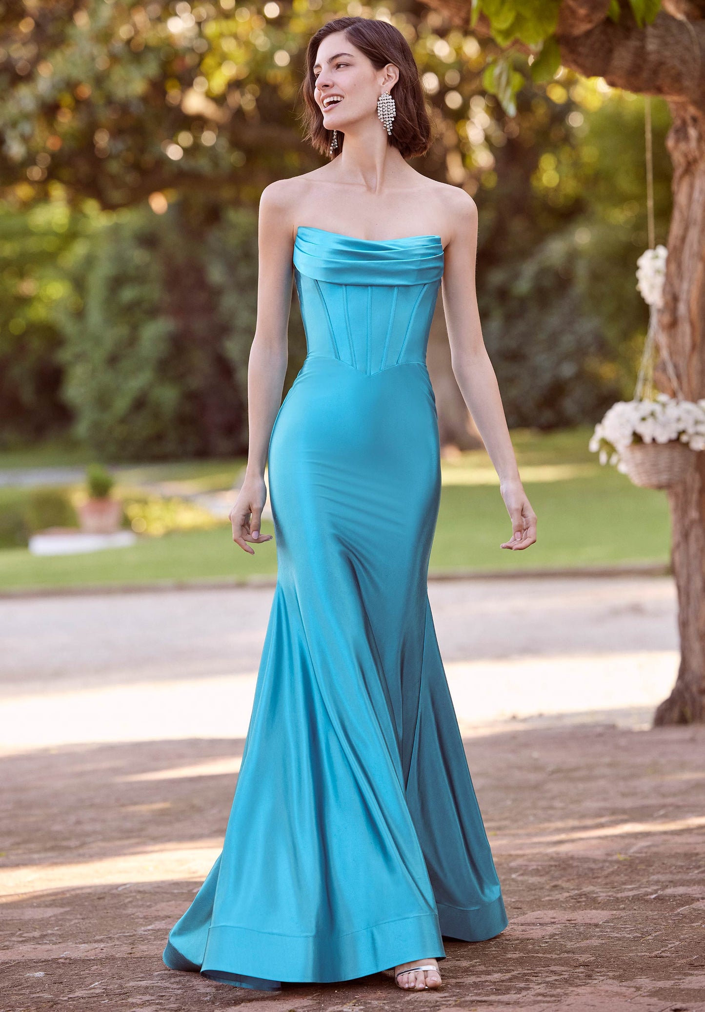 Elegante abito a sirena