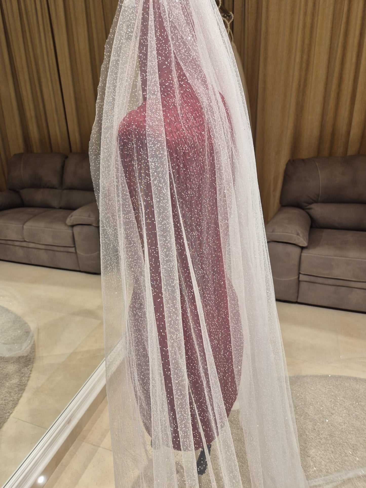 Velo di thulle glitter