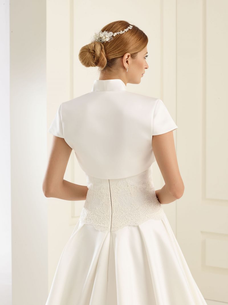 Bolerino manica corta raso