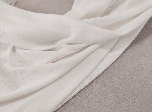 Stola sposa in cashmere avorio